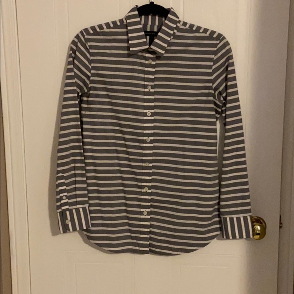 Button down striped shirt